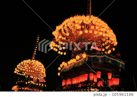 津島天王祭のまきわら船 105961186