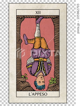 Marseille Tarot 12 Major Arcana The Hanged Man 105962703