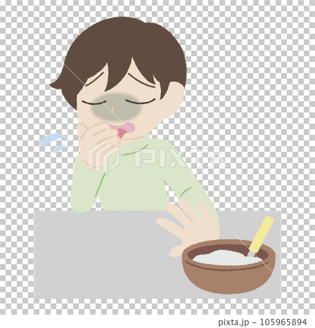 Hand-drawn style hypertensive men 105965894