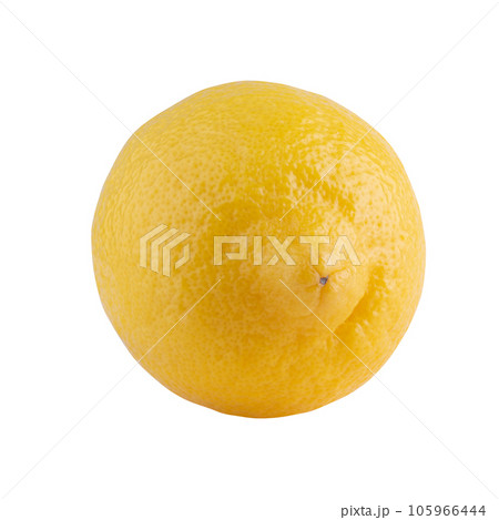 yellow lemon isolated on a white background 105966444