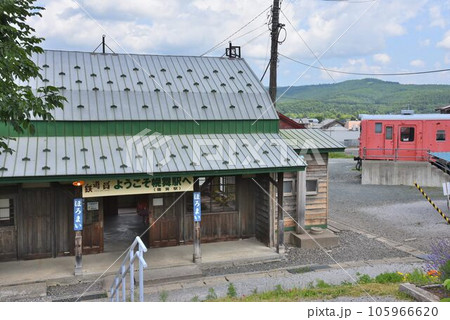 根室本線幾寅駅　最後の夏風景　映画　鉄道員舞台 105966620