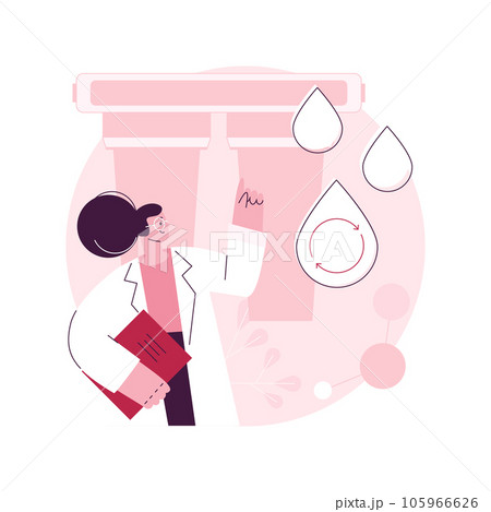 Water filtering system abstract concept vector illustration. Water filtering innovative solution, home treatment system, drinking water delivery service, whole house filtration abstract metaphor. Water filtering system abstract concept vector illustration. Water filtering innovative solution, home treatment system, drinking water delivery service, whole house filtration abstract metaphor. 105966626