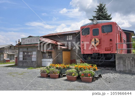 根室本線幾寅駅　最後の夏風景　映画　鉄道員舞台 105966644
