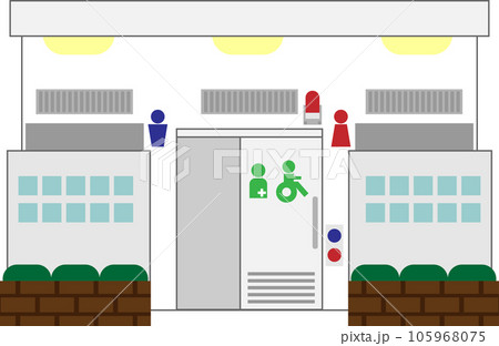 多機能トイレのある公衆トイレ 多機能トイレのある公衆トイレ 105968075