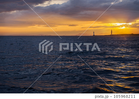 夕方のシーサイドコスモ 夕方のシーサイドコスモ 105968211