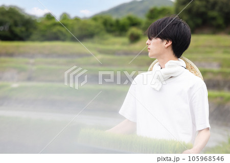 田植え 農家イメージ 田植え 農家イメージ 105968546