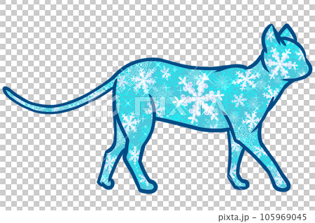 Lonely cat in Winter Lonely cat in Winter 105969045