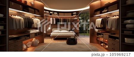 Modern interior design Dressing room Modern interior design Dressing room 105969217