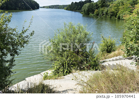 River on a hot summer day River on a hot summer day 105970441