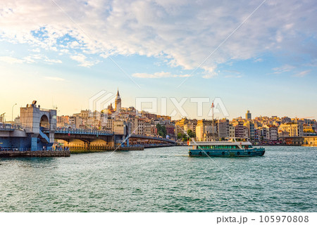 Beautiful and magnificent views of Istanbul in from the Bosphorus. Beautiful and magnificent views of Istanbul in from the Bosphorus. 105970808