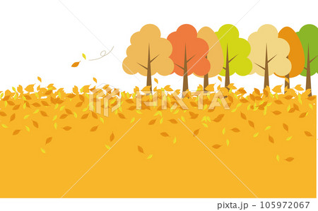 紅葉背景用イラスト 105972067