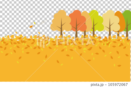 紅葉背景用イラスト 105972067