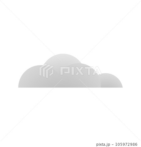 雲のグラデーションアイコン 105972986