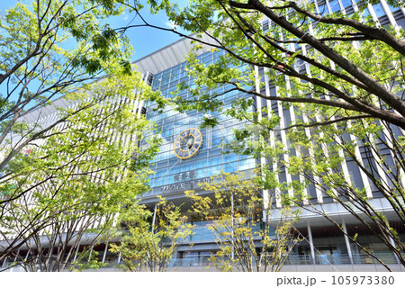 JR博多駅　博多口　大博通り方面　JR鹿児島本線 105973380