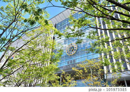 JR博多駅　博多口　大博通り方面　JR鹿児島本線 105973385