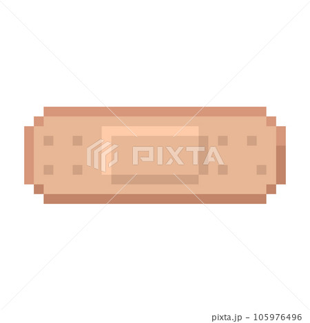 ばんそうこうのピクセルイラストレーション 105976496