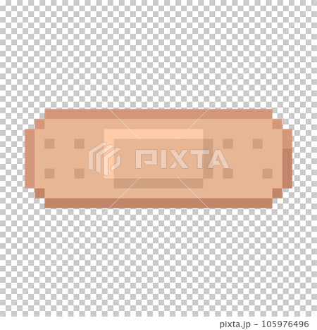 ばんそうこうのピクセルイラストレーション 105976496