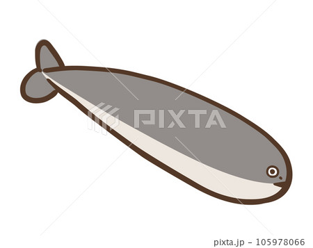 かわいいサカバンバスピスの復元模型／手書きイラスト素材 105978066