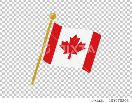 カナダの国旗アイコン ベクターイラスト 105978208