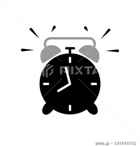 alarm clock icon template 105978552