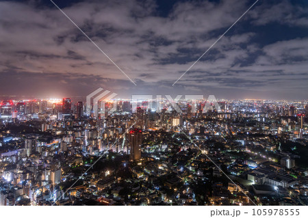 《東京都》深夜の東京都市風景 105978555