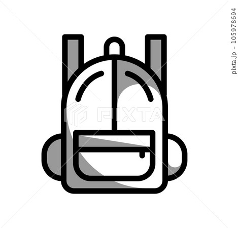 Illustration Vector graphic of Backpack icon 105978694