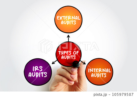 Types of Audits - important part of a customer-supplier partnership, mind map concept for presentations and reports Types of Audits - important part of a customer-supplier partnership, mind map concept for presentations and reports 105979587