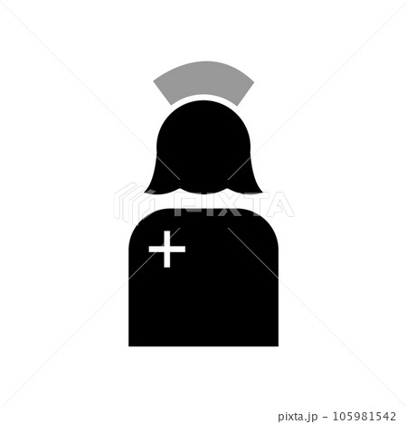 Illustration Vector graphic of Nurse icon Illustration Vector graphic of Nurse icon 105981542