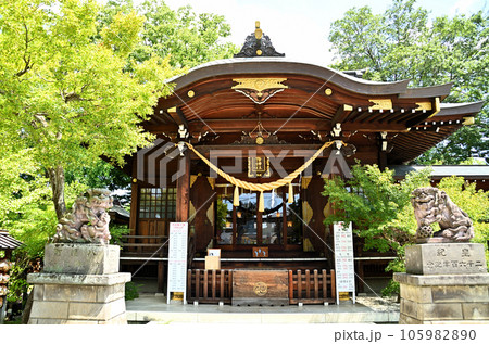 埼玉県行田市　病の封じの宮　行田八幡神社 105982890
