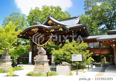 埼玉県行田市　病の封じの宮　行田八幡神社 105982895