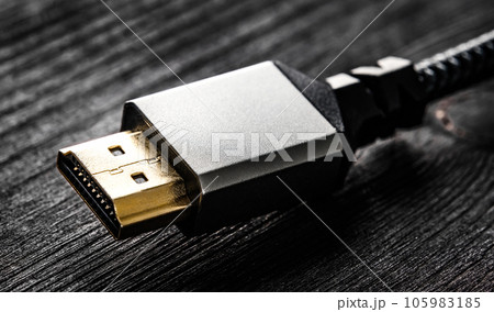 HDMI connector close up 105983185