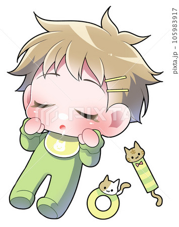 眠る赤ちゃん 105983917