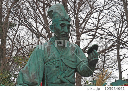 妻沼聖天山の斎藤別当実盛像【埼玉県熊谷市】 105984061