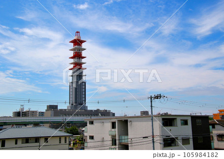 大阪市旭区の隣の守口市で存在感を示す電波塔 大阪市旭区の隣の守口市で存在感を示す電波塔 105984182