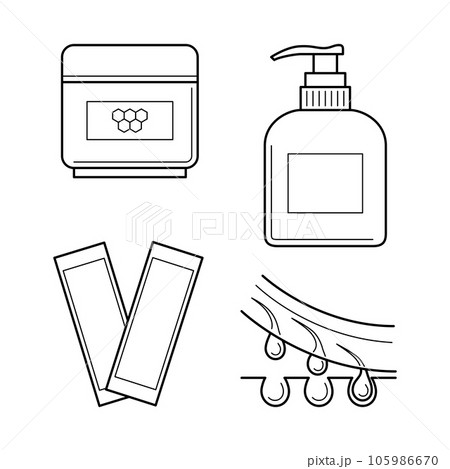 Cosmetic equipment for waxing procedure. Cosmetic equipment for waxing procedure. 105986670