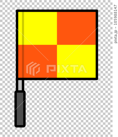 オフサイドフラッグ 105988147