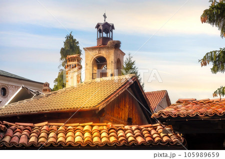 bell tower of in Bansko, Bulgaria 105989659