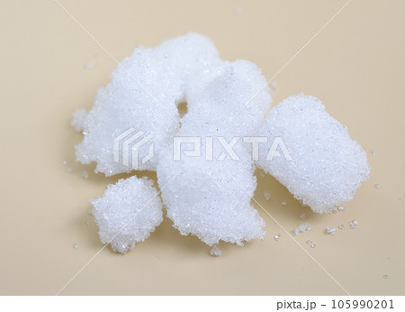 Camphor is a waxy, colorless solid with a strong aroma 105990201