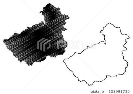 Metropolitan borough of Kirklees (United...のイラスト素材 [105991739] - PIXTA