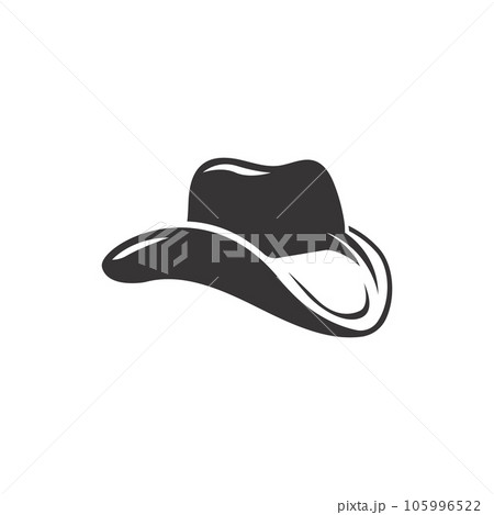 Cowboy hat Logo template vector illustration Cowboy hat Logo template vector illustration 105996522