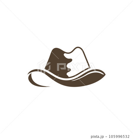 Cowboy hat Logo template vector illustration Cowboy hat Logo template vector illustration 105996532