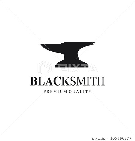 Blacksmith logo design vector Blacksmith logo design vector 105996577