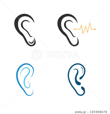 Hearing Logo Template 105996678