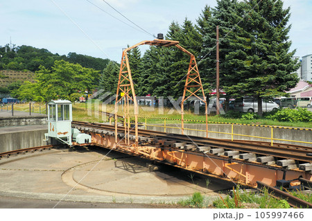 小樽市総合博物館本館　アイアンホース号の転車台 105997466
