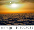 雲海の中の富士山 105998934