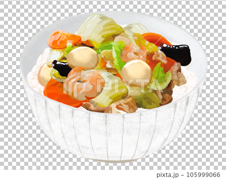 中華丼(レンゲなし) 中華丼(レンゲなし) 105999066