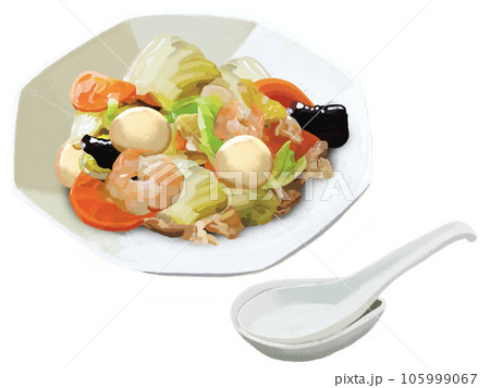 八宝菜（レンゲ付き） 105999067