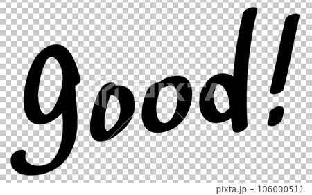 good good handwritten english letters black 106000511