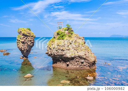 （北海道）余市のえびす岩と大黒岩 106000982