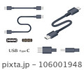 USBタイプCのイラストセット 106001948